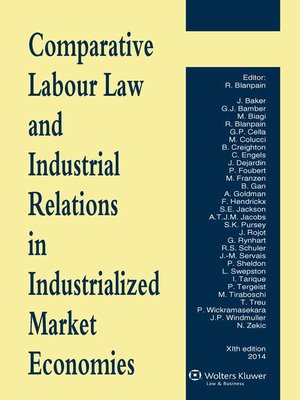 cover image of Comparative Labour Law and Industrial Relations in Industrialized Market Economies